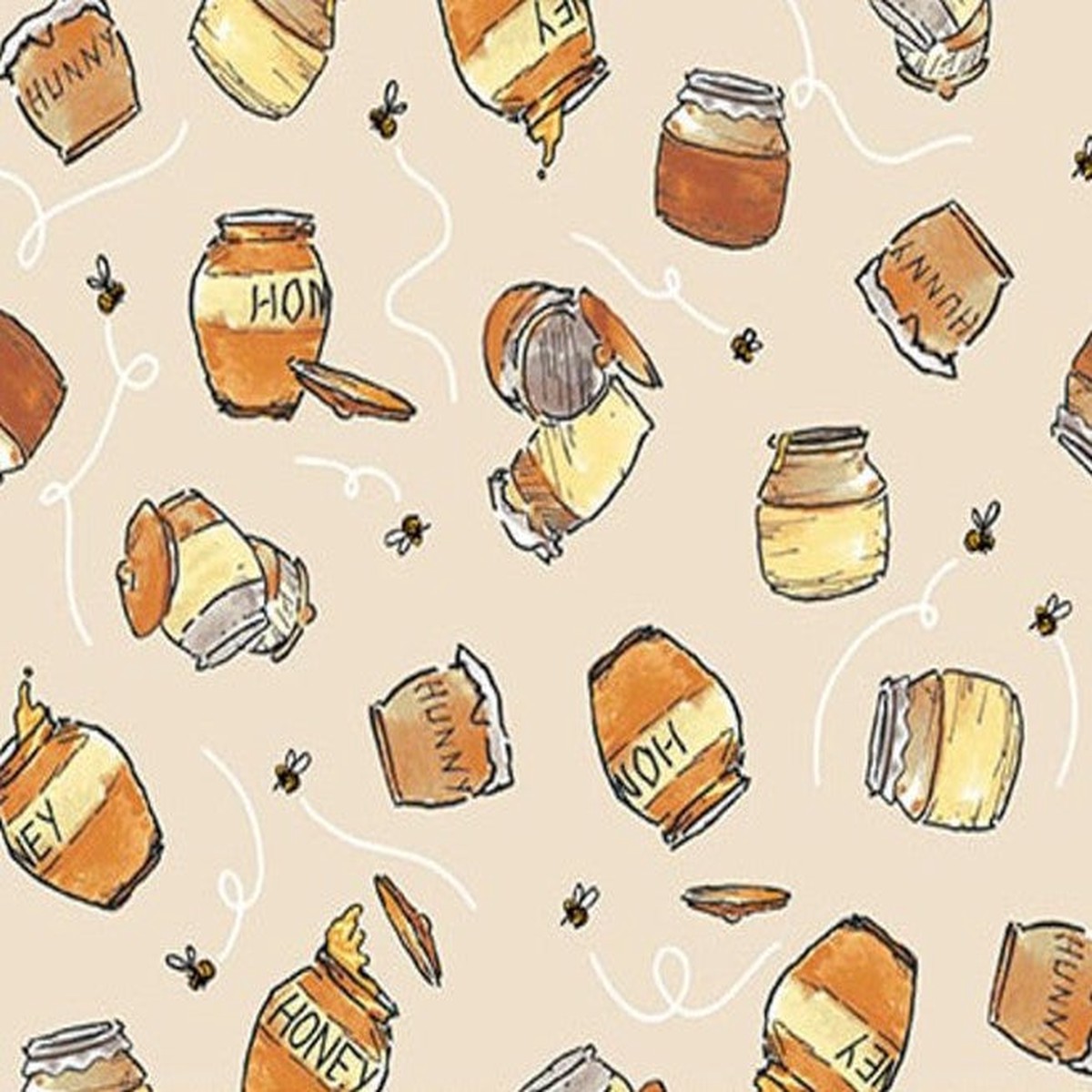Studio e - 8721-34 Taupe - Classic Winnie - Honey Pots