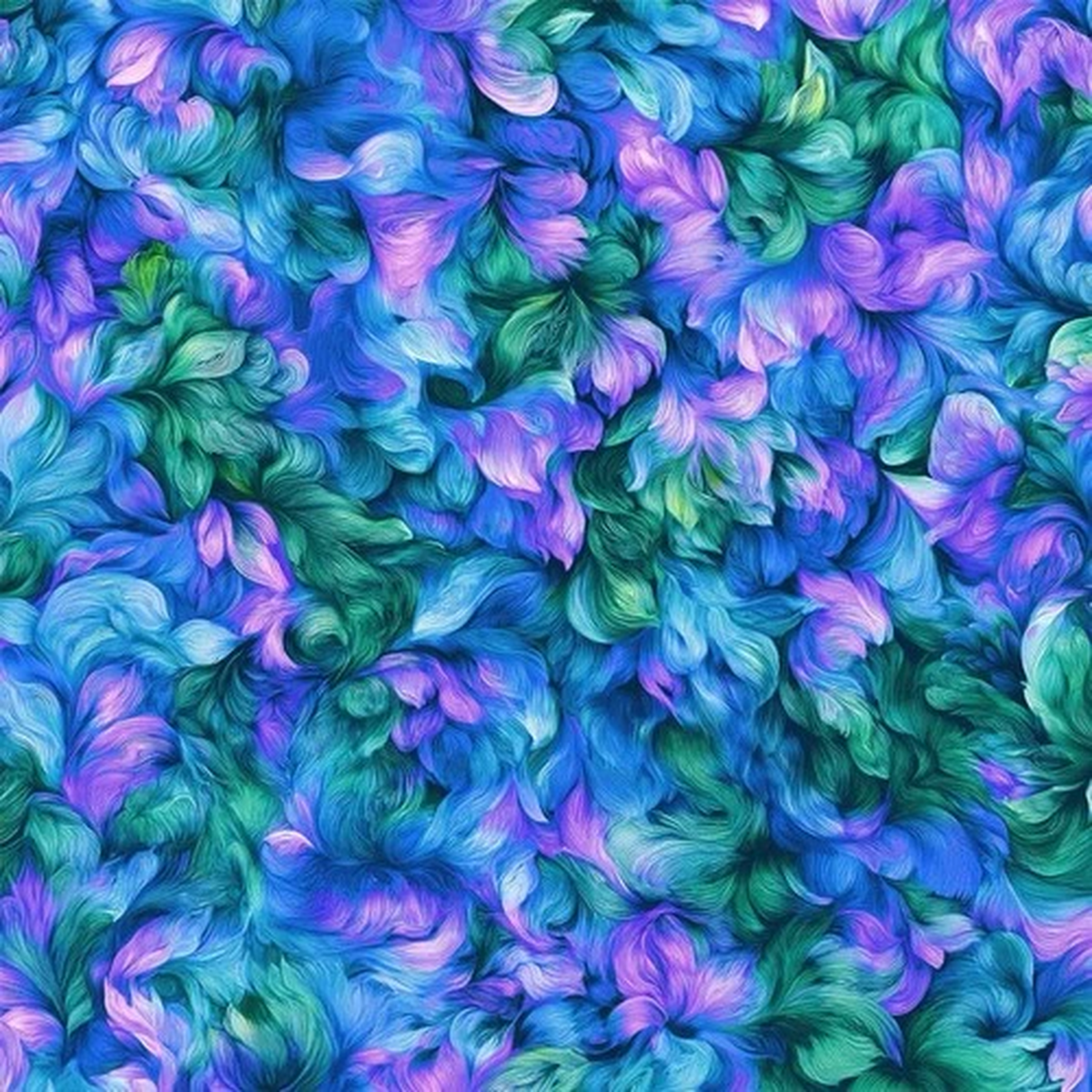 45" Wide Flutterwave (Lavender Grove) Fabric 100% Cotton Digital Print