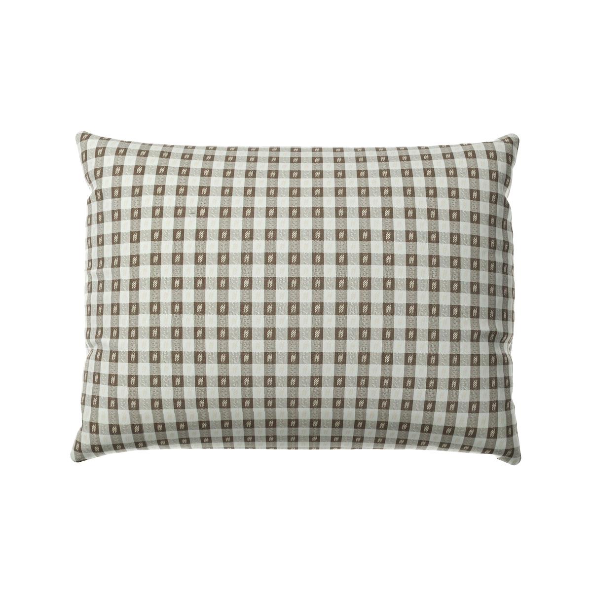 Boudoir Pillow in Luxe Gingham - Chocolate