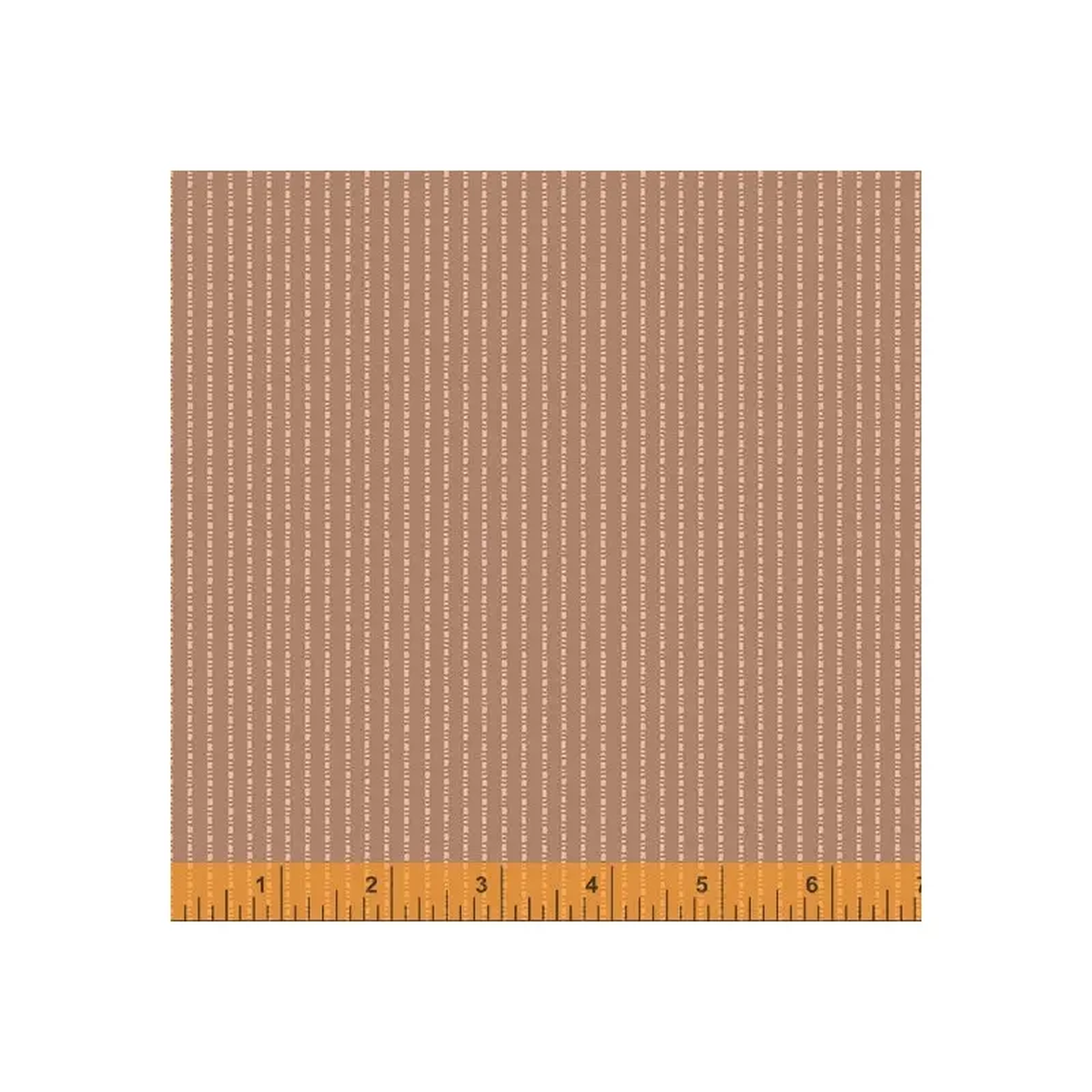 Coffee Connoisseur Jean Plout for Whistler Studios 53066-3 Caramel Broken Stripe Cotton