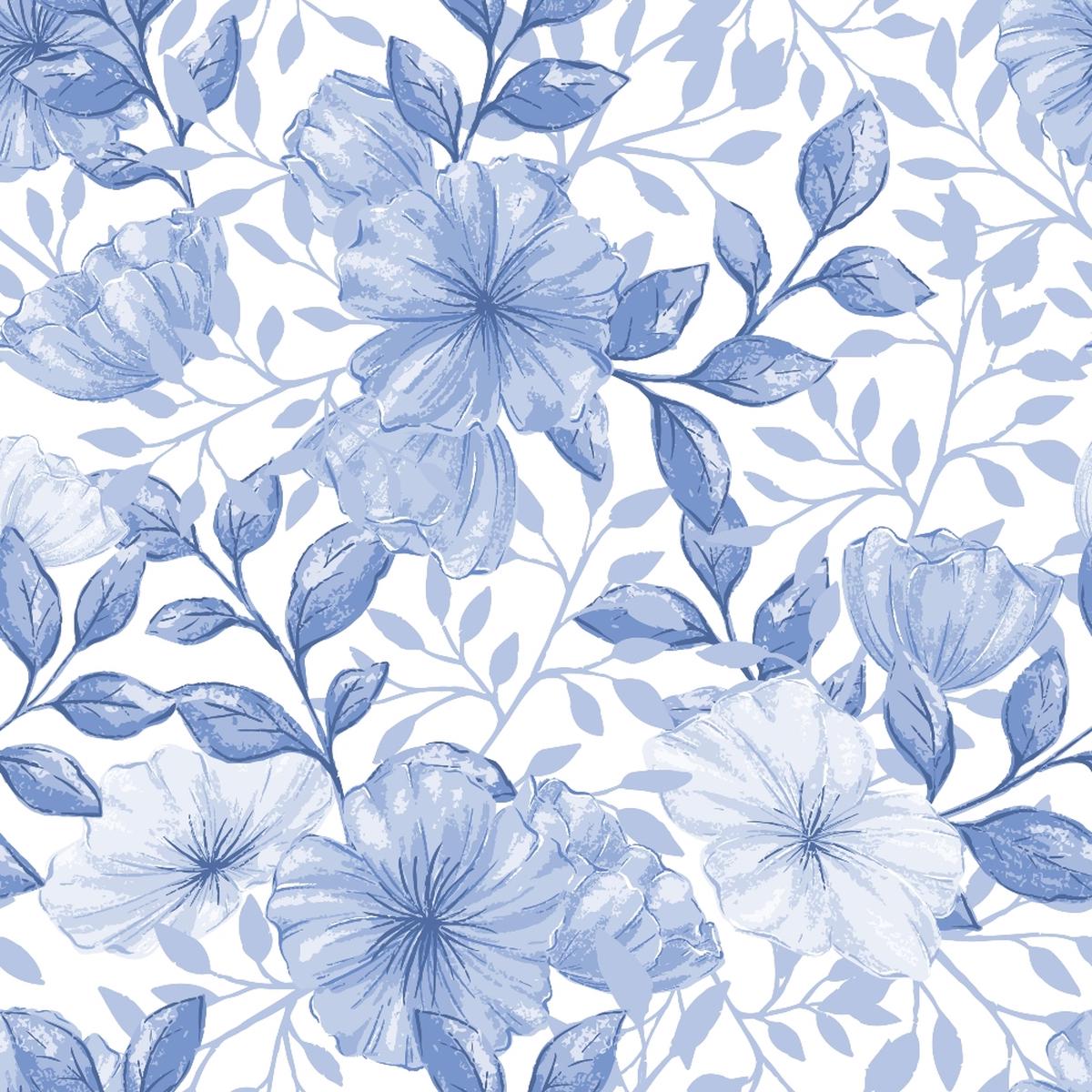 Country Flowers Pattern 51 Quilting Cotton Fabric