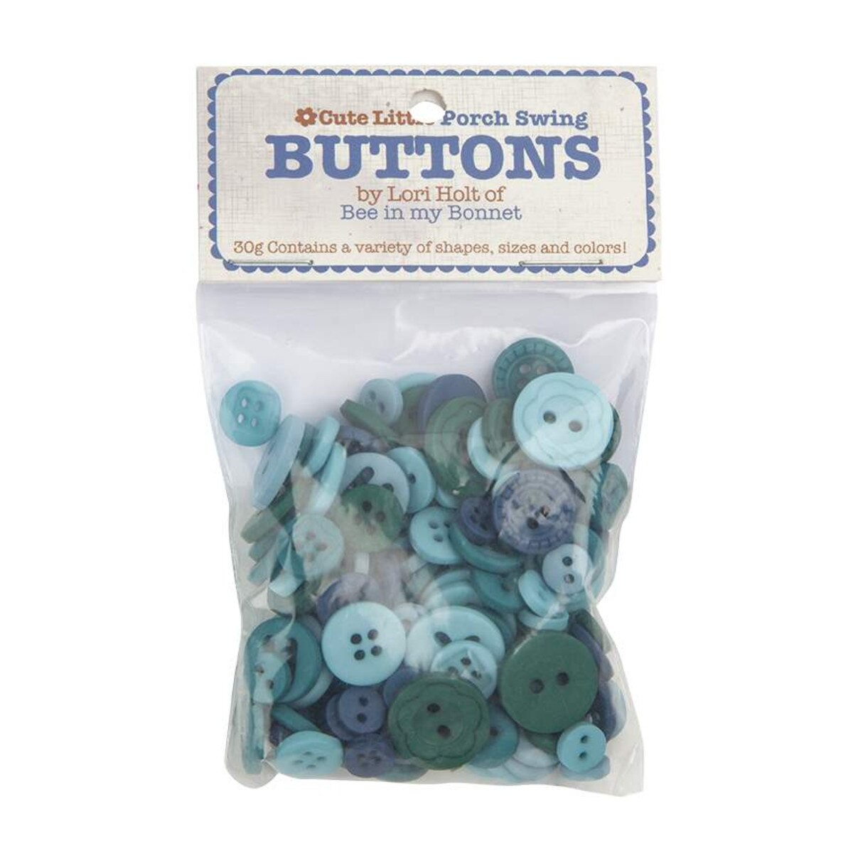 Riley Blake Designs Lori Holt Porch Swing Cute Little Buttons STB-3606