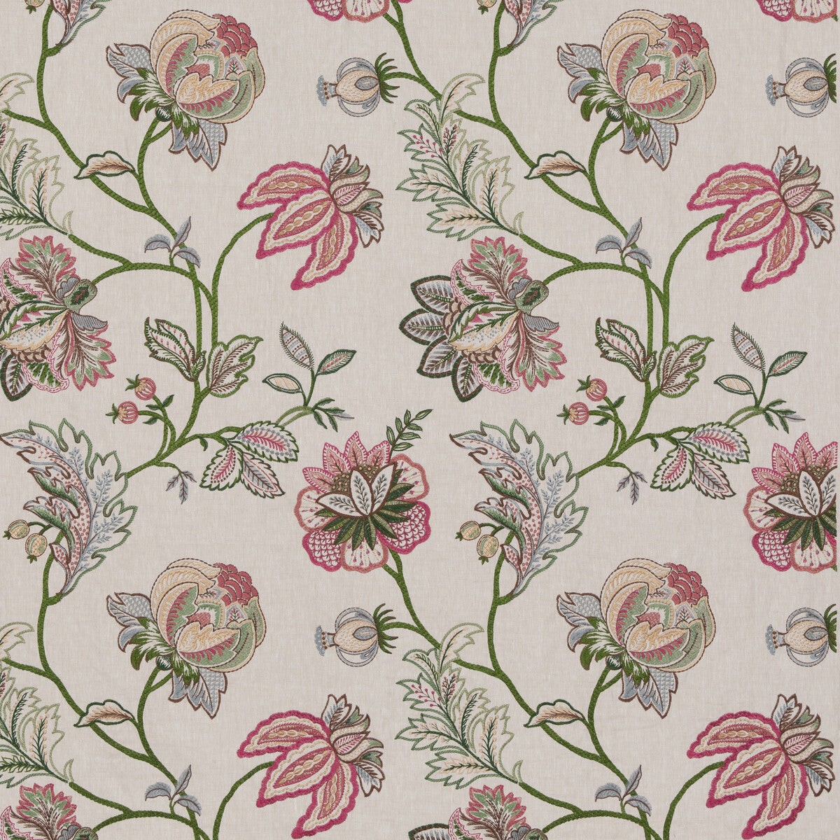 Agra Fuchsia Fabric