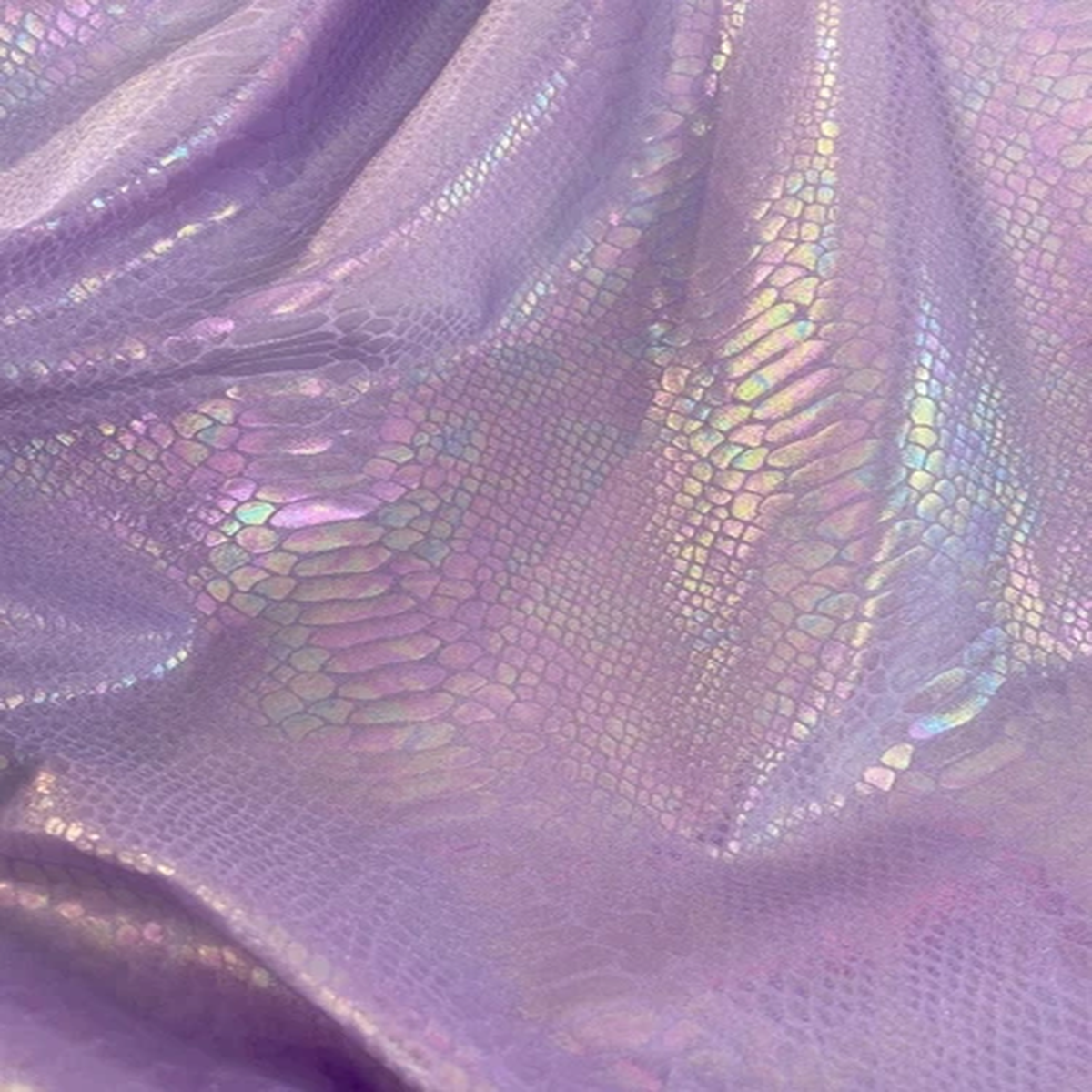 Lavender 4 way stretch pearl Snake 2 tone spandex for way stretch 58" wide