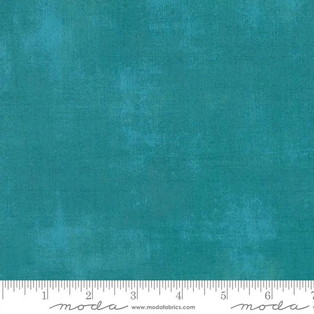 Blue Turquoise Grunge Basics Ocean 44"/45" Per Yard