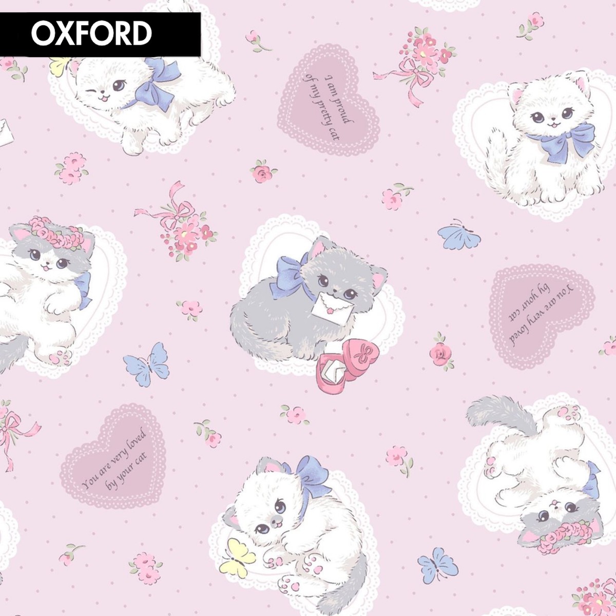 De Reve - Oxford Cats Pink | COSAP52204-1B
