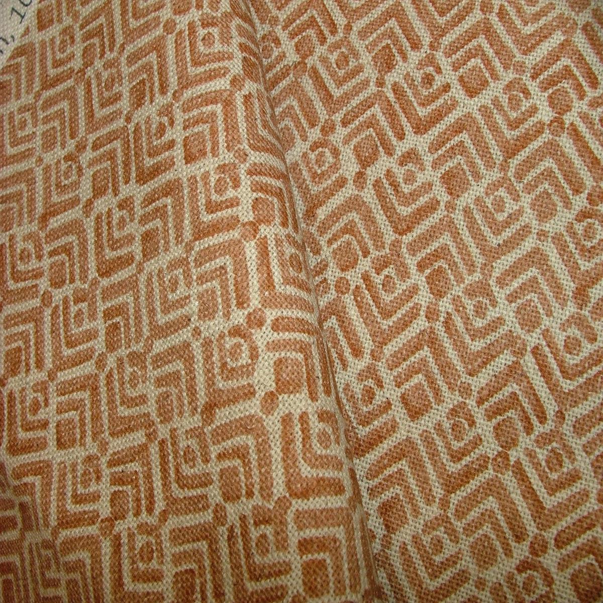 iLiv Cotton Linen Fabric 1.4 Metres Nexara Sienna Cushion Curtain Upholstery