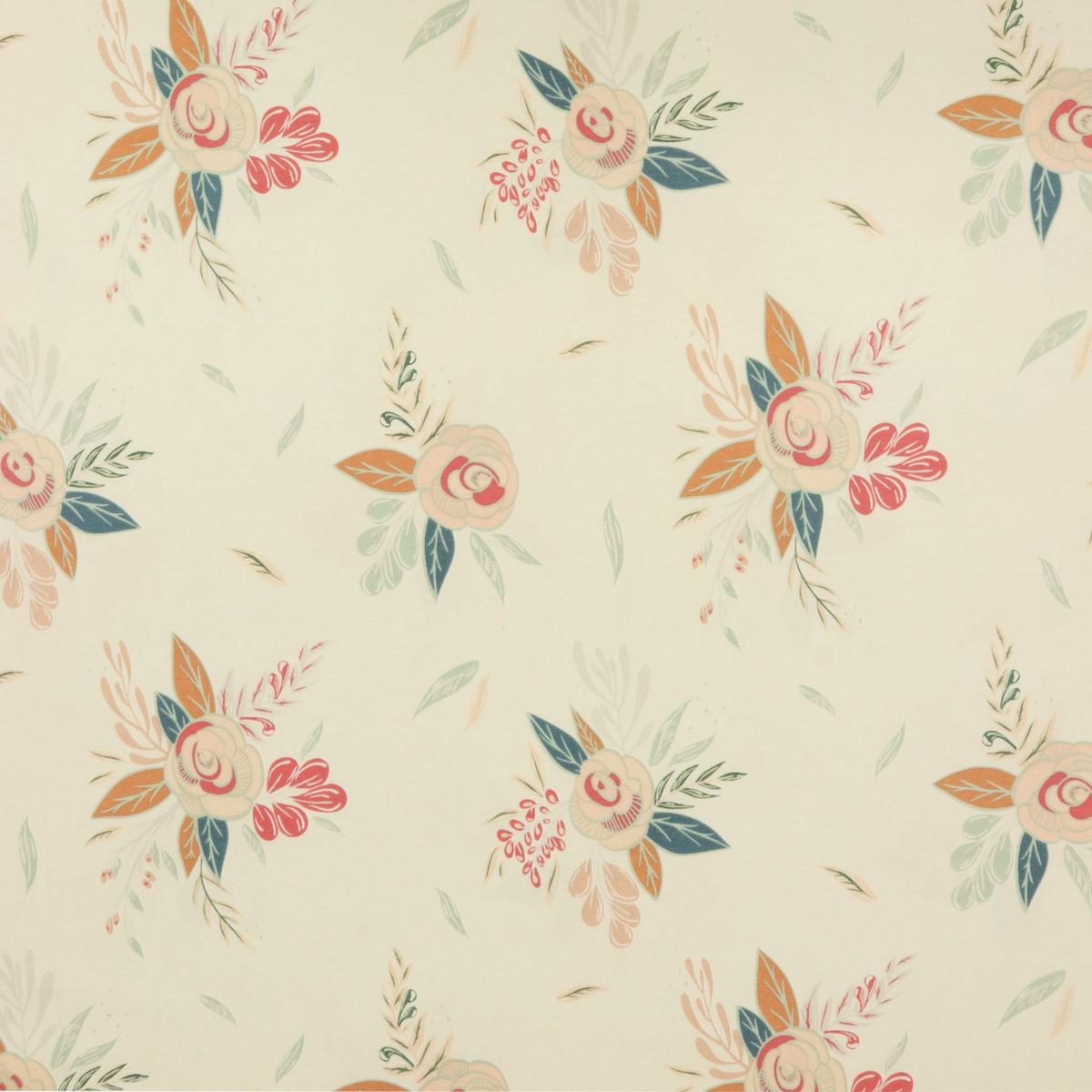 Montrose Blossoms Creme Fabric in Knit