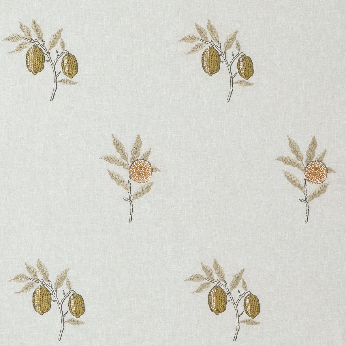 7891 Fruit Embroidery 1 Chamomile by Wmah Fabric