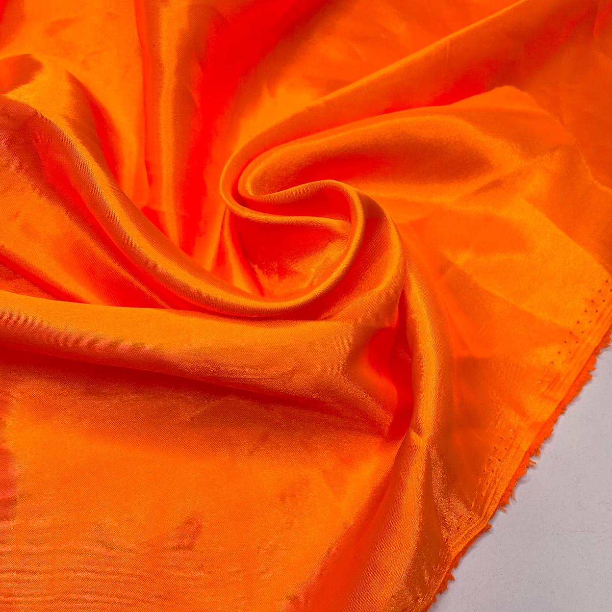 Goldfish Flavour Blasted - Satin Poly Woven - Orange - 2M Bundle