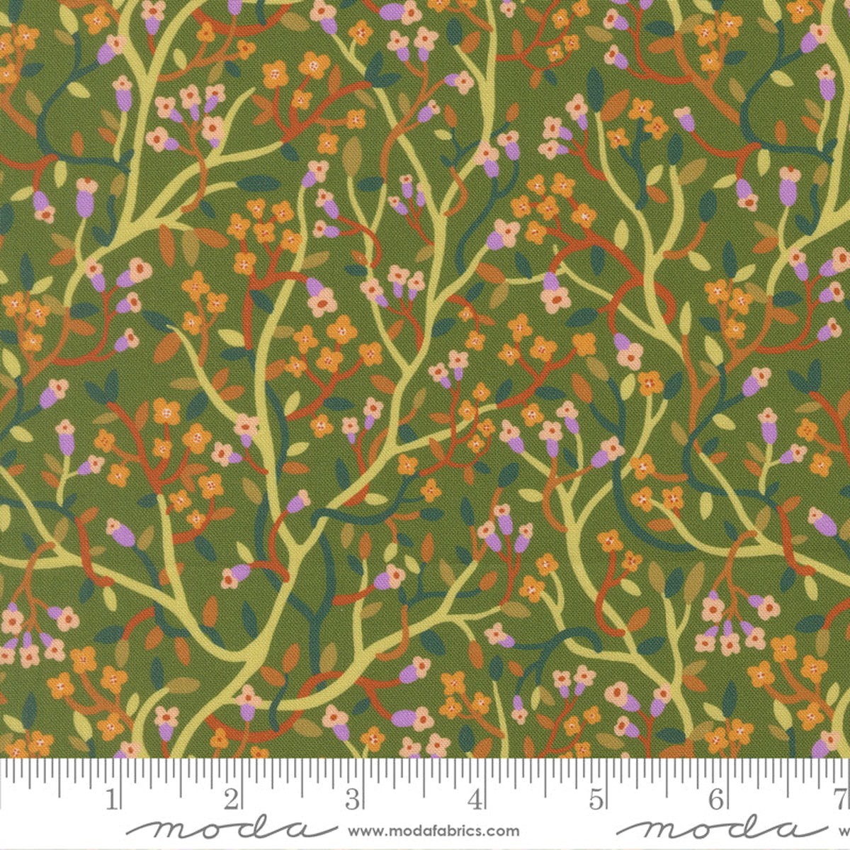 Moda Floral Fondant 14133 18 Leaf Jungle Floral By The Yard