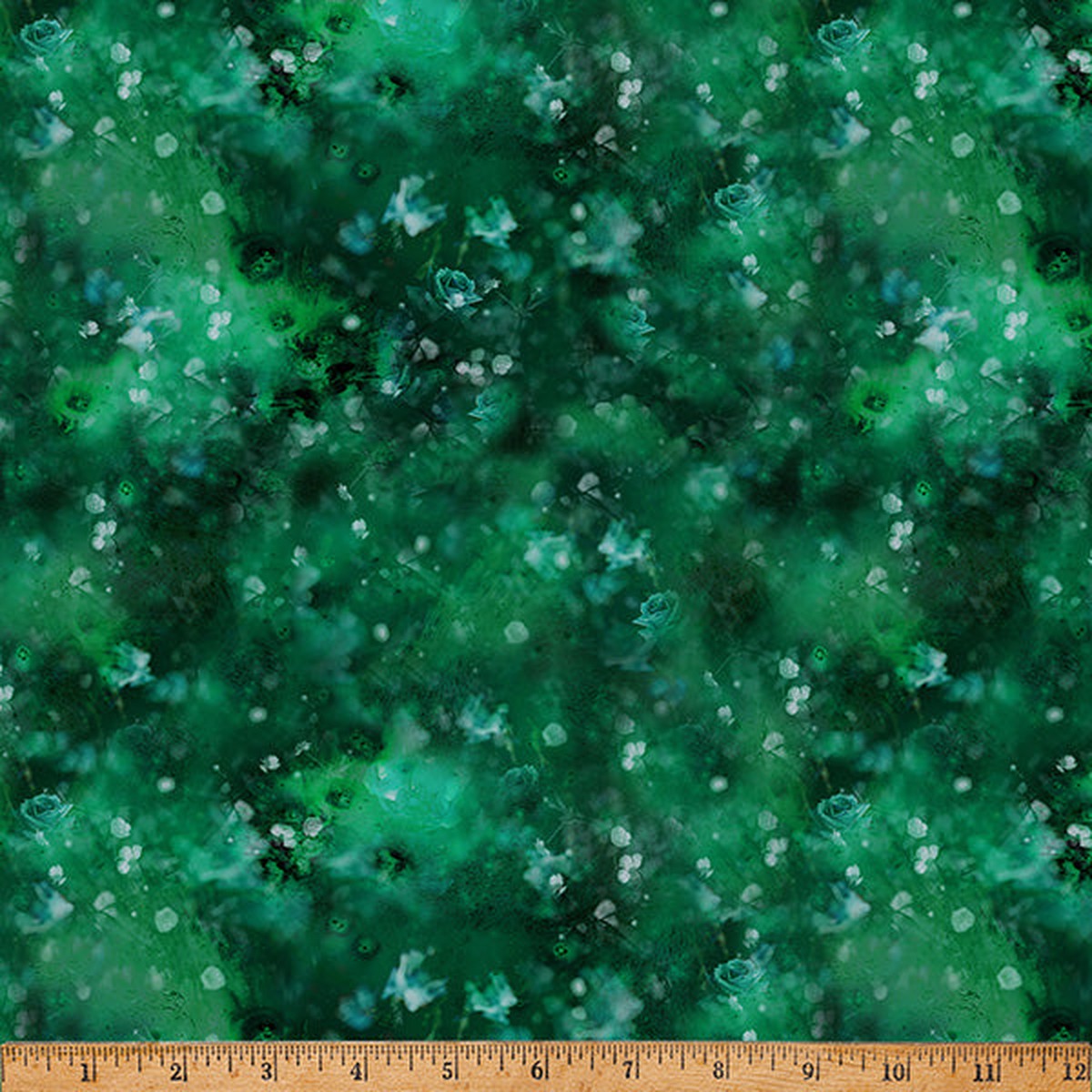 Fabric Hoffman Emerald Jewel Depths by the Quarter Yard W5489-31