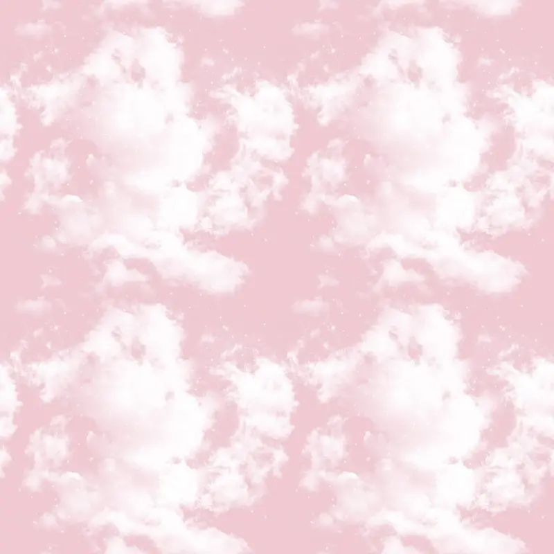 Pink Clouds #5 Fabric