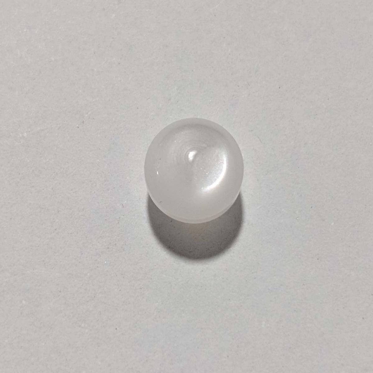 Tiny Doll or Baby Ball Plastic Button - 8mm / 5/16 inch - Dill Buttons