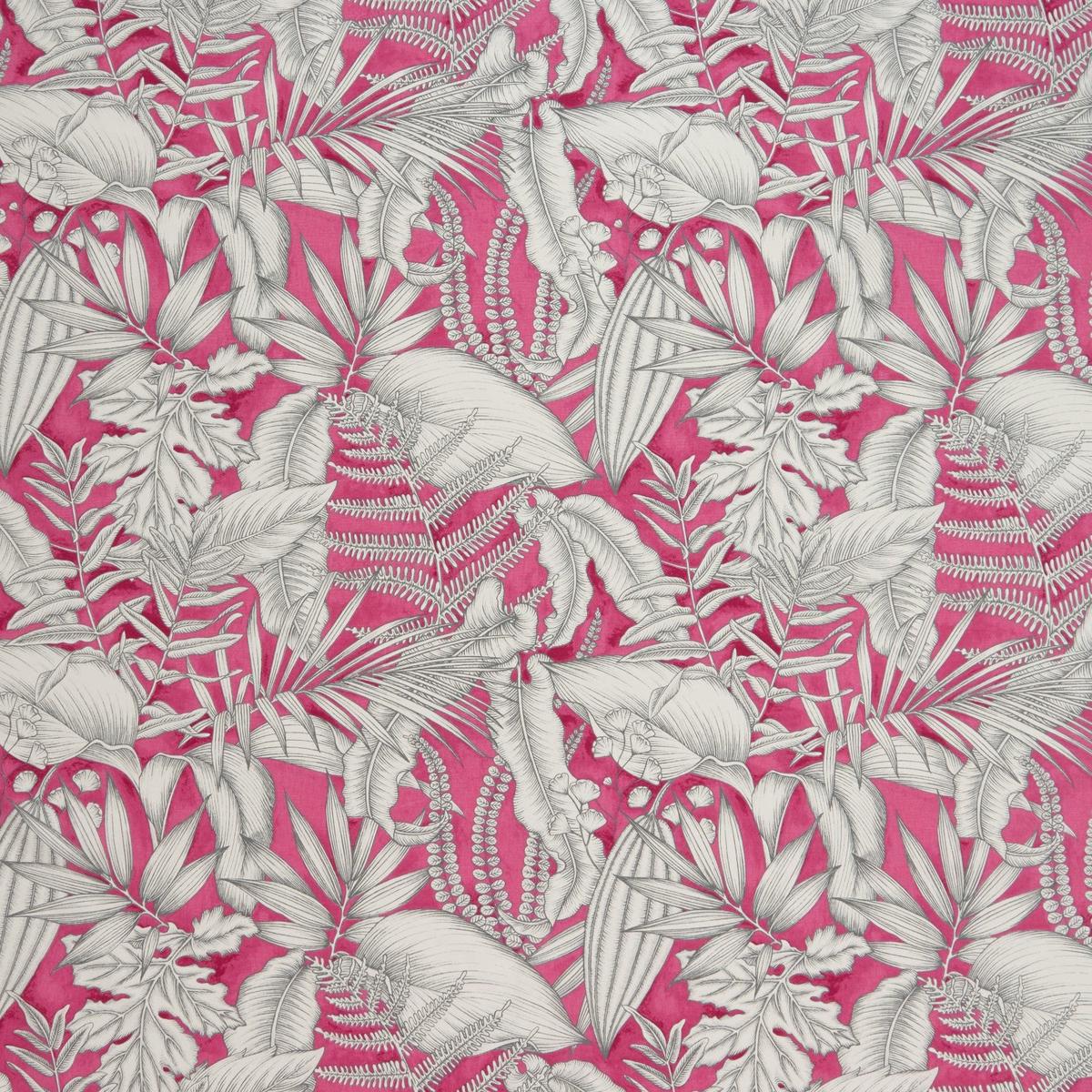 2 Metres iLiv Caicos Begonia Cotton Curtain Upholstery Cushion Blind Fabric