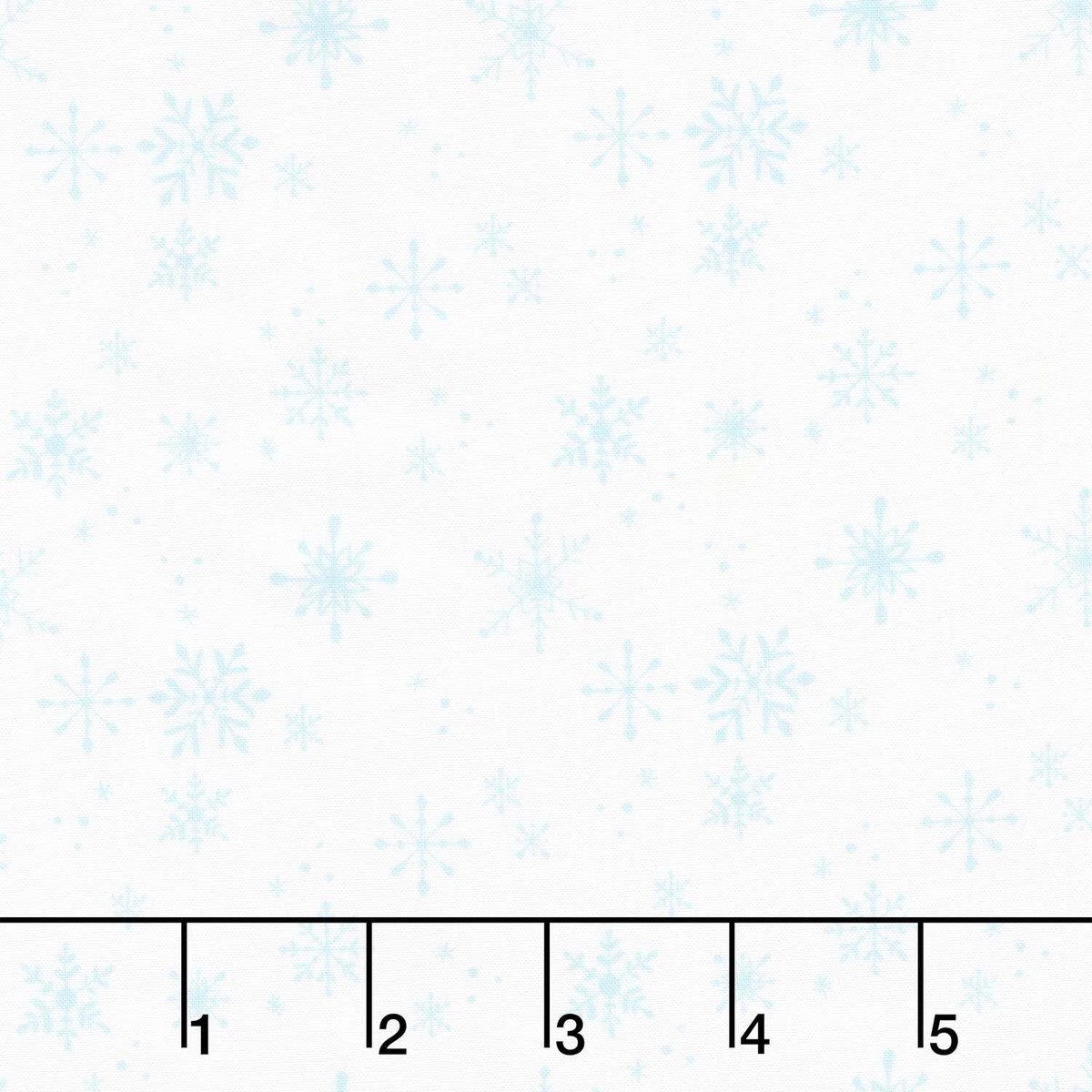 Santa Paws - Snowflakes White Yardage
