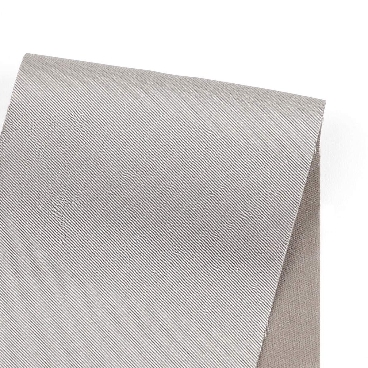 Stretch Cotton/Viscose Sateen - Silver