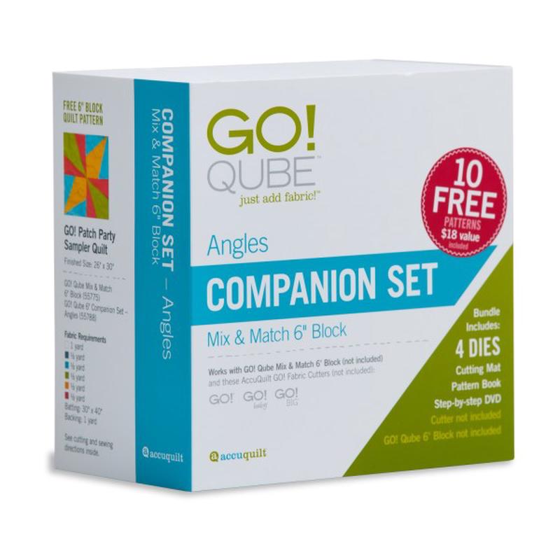 AccuQuilt GO! Qube 6" Companion Die Set Angles 55788