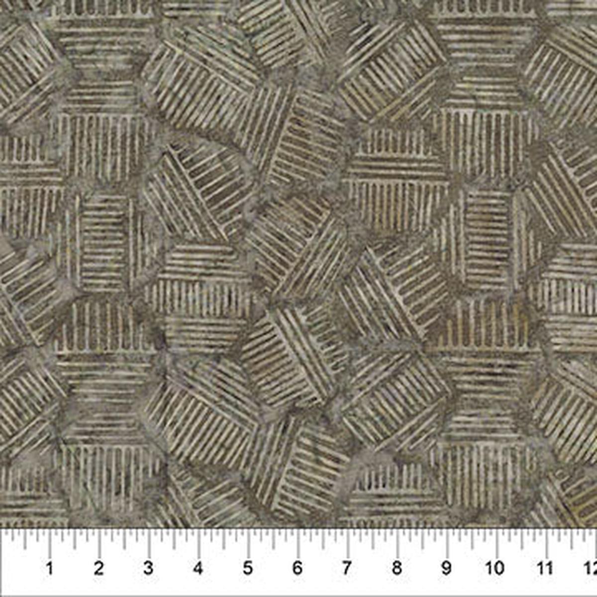 Banyan Earth Hexies Neutral Cotton 44"/45" Fabric Per Yard