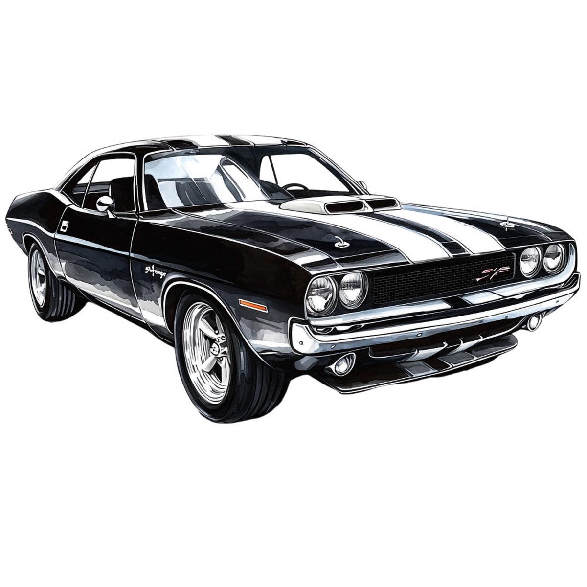 Muscle Cars Fabric Panel 5