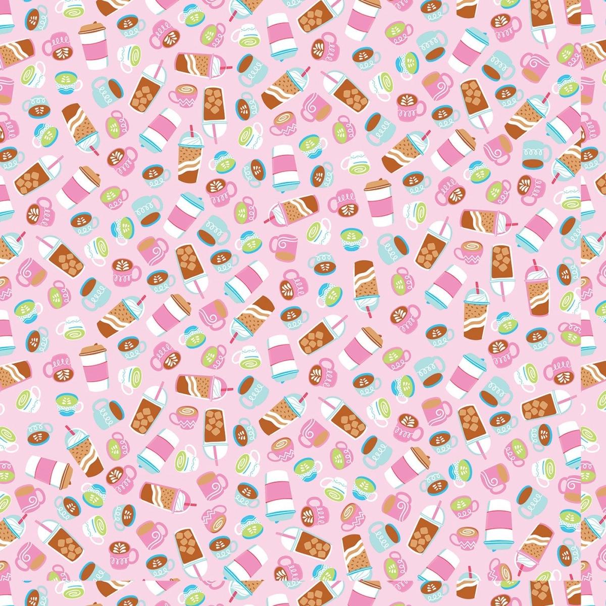 Rainbowfruit Quilt Fabric Drinks Petalpink