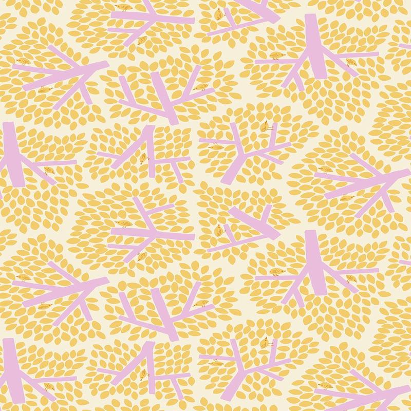 Bird Is The Word Canopy By Kim Kight Of Ruby Star Society For Moda Natural