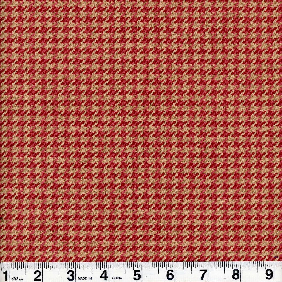 Houndstooth Brick Fabric
