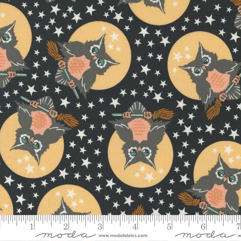 Owl-O-Ween by Urban Chiks Owls Midnight 31190-17 Cotton Woven Fabric