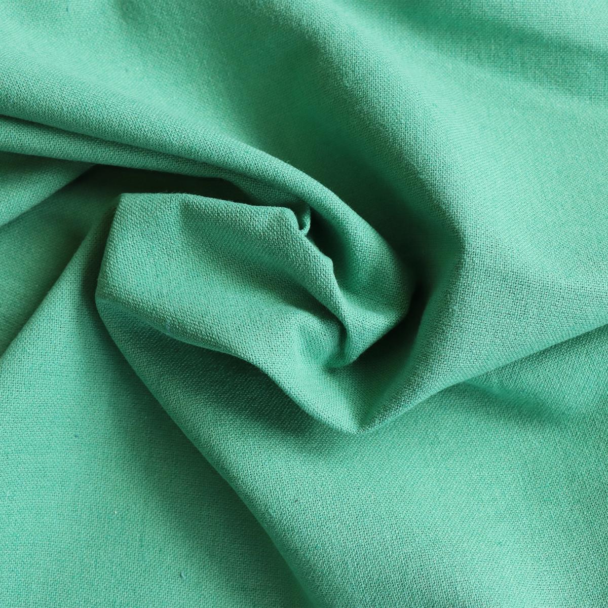 Cotton Linen Mix - Sea Urchin Green - END OF BOLT 60cm