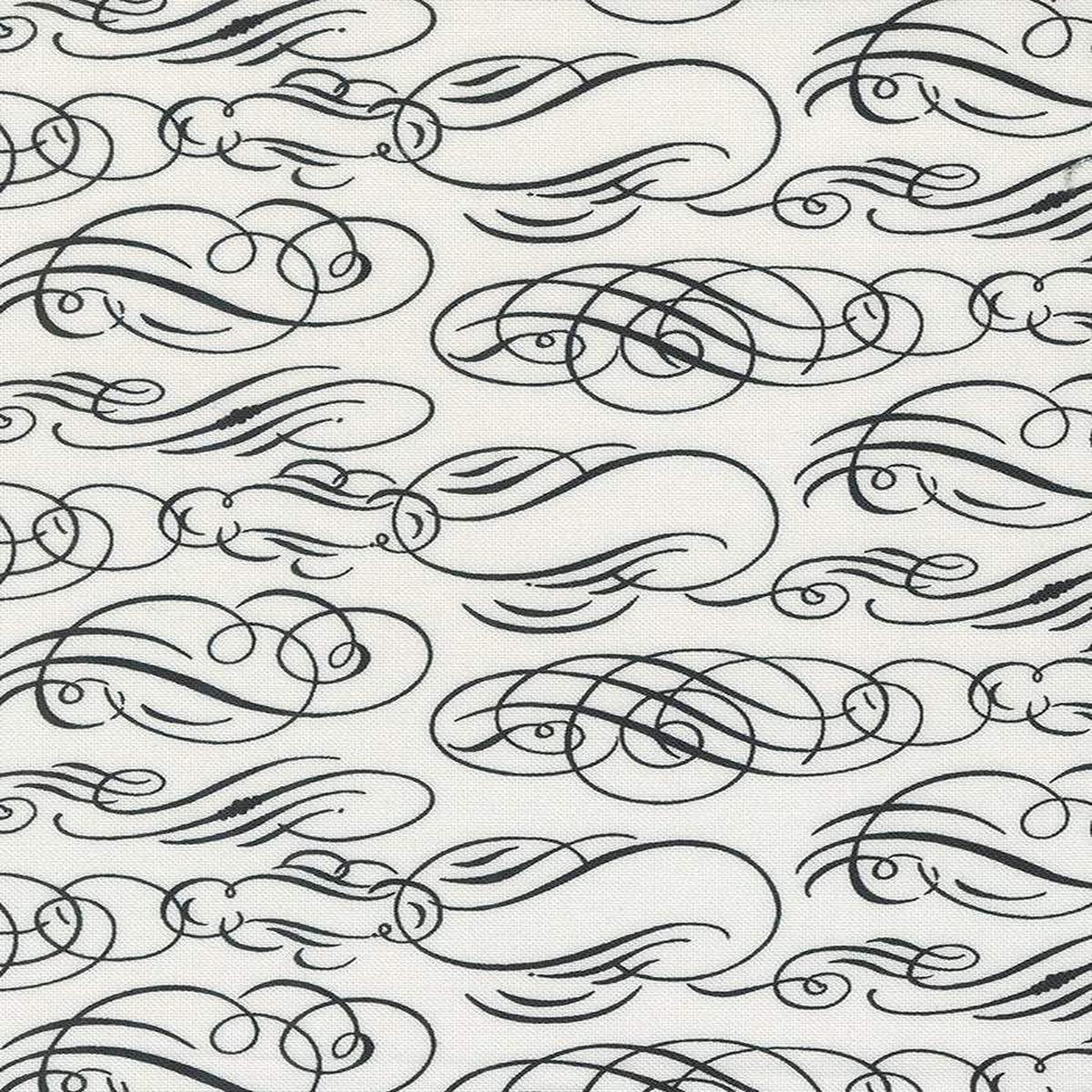 Sable & Swan Scrolls By Cathe Holden For Moda Porcelain