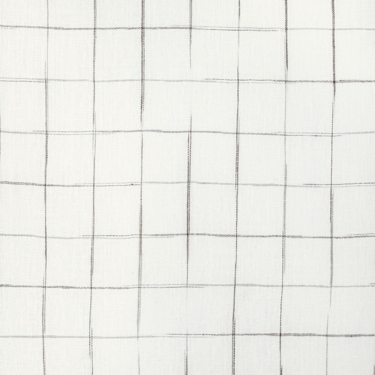Ennis Check Charcoal Fabric