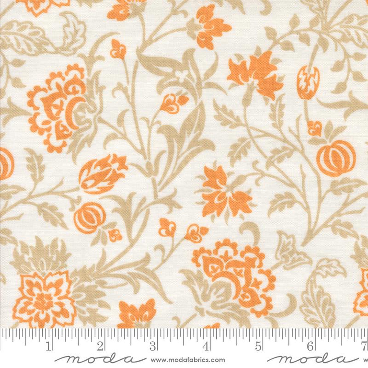 Fabric Moda Ghost Harvest Floral Agatha Road by the Quarter Yard 35410-11