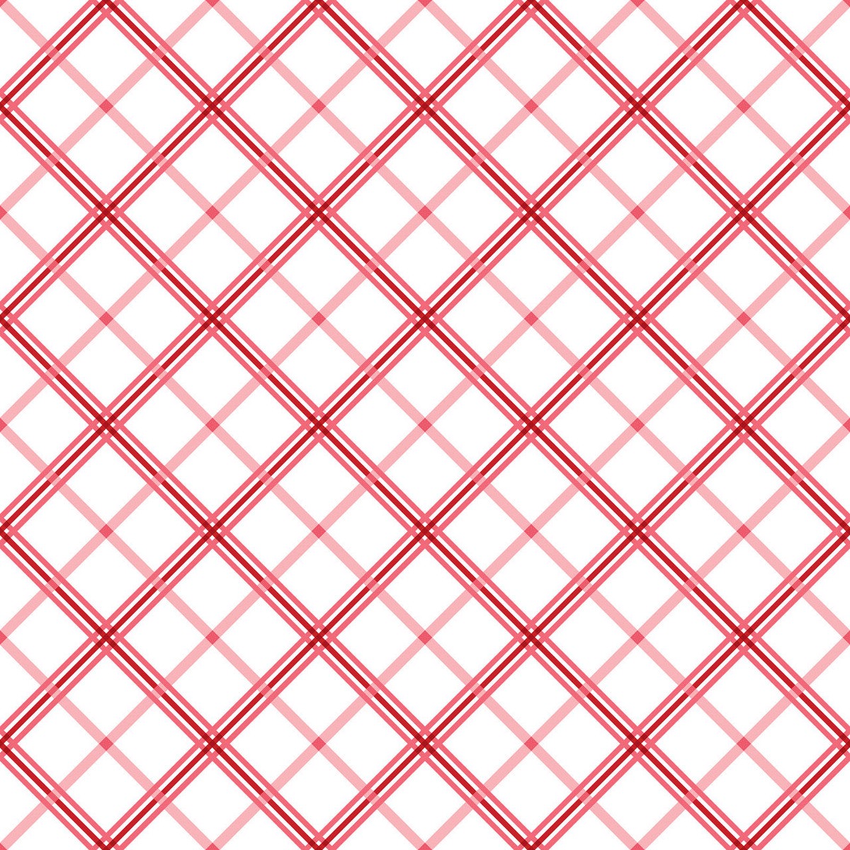 Kimberbell Basics - Plaid Red | MAS8262-R
