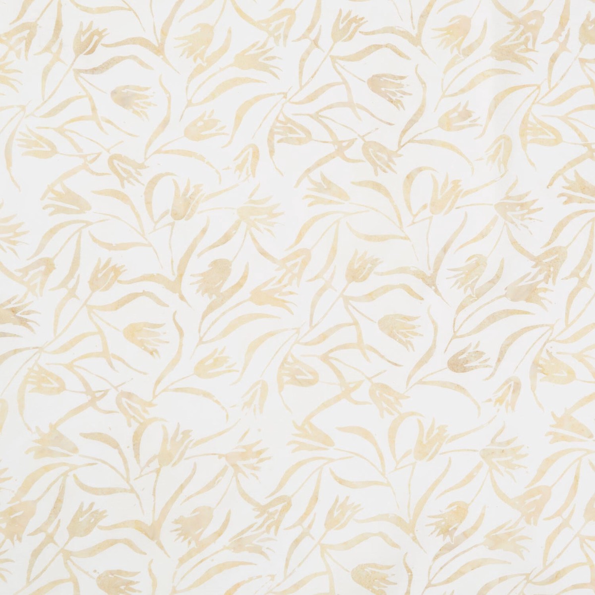 Tonga Batiks - Linen Elegant Tulips Linen Yardage