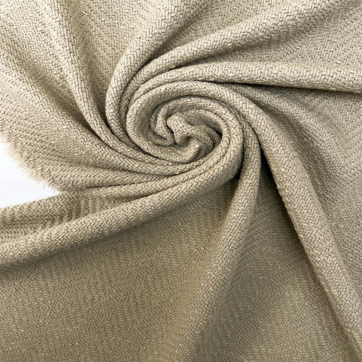 Cotton Coat Fabric Shades Green Beige
