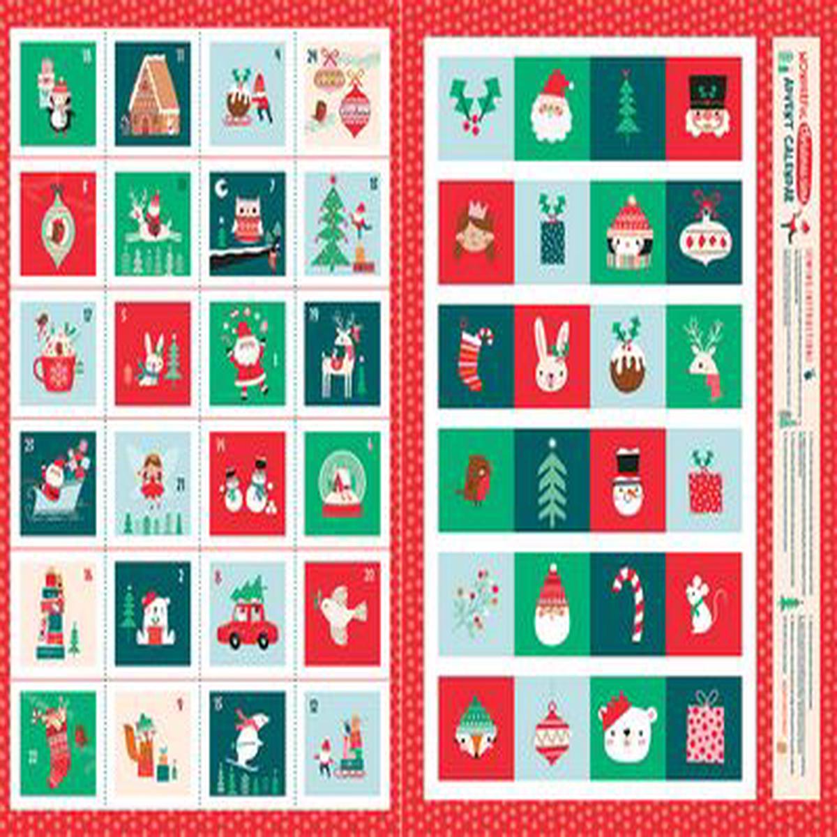Dashwood Studios - Wonderful Christmas Time- Advent Calendar Panel 31"