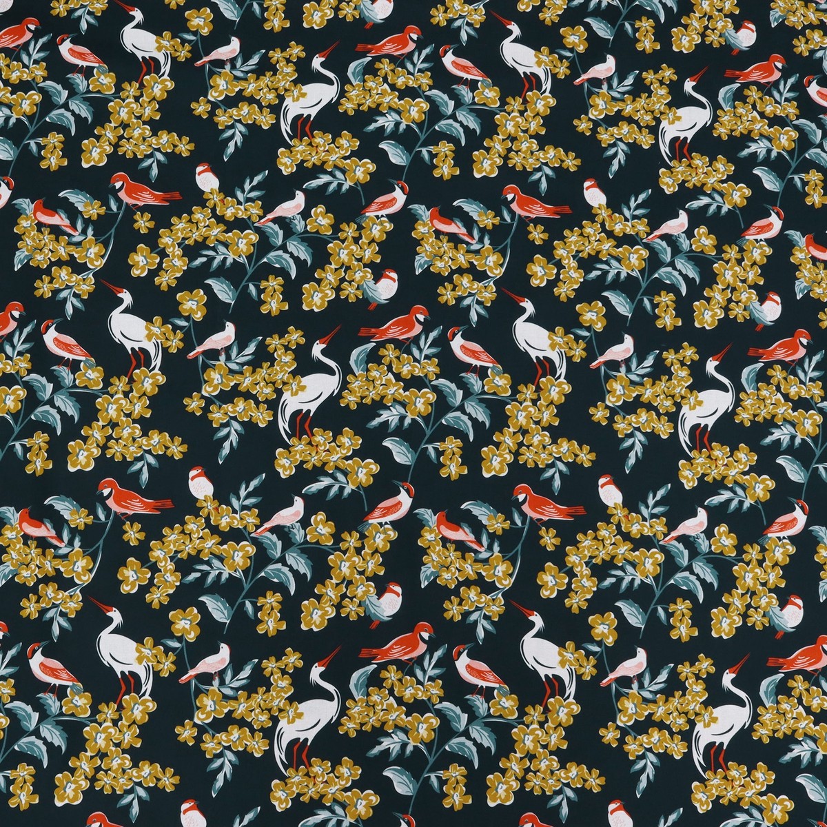 Flower Garden Fabric Collection - Bird Watching