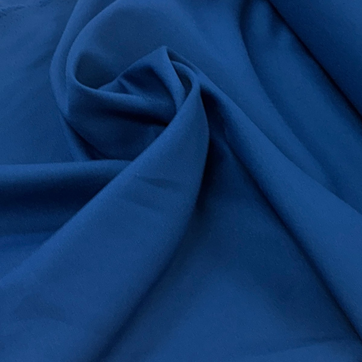 45" Georgette Fabric, 100% Polyester - Cobalt Blue