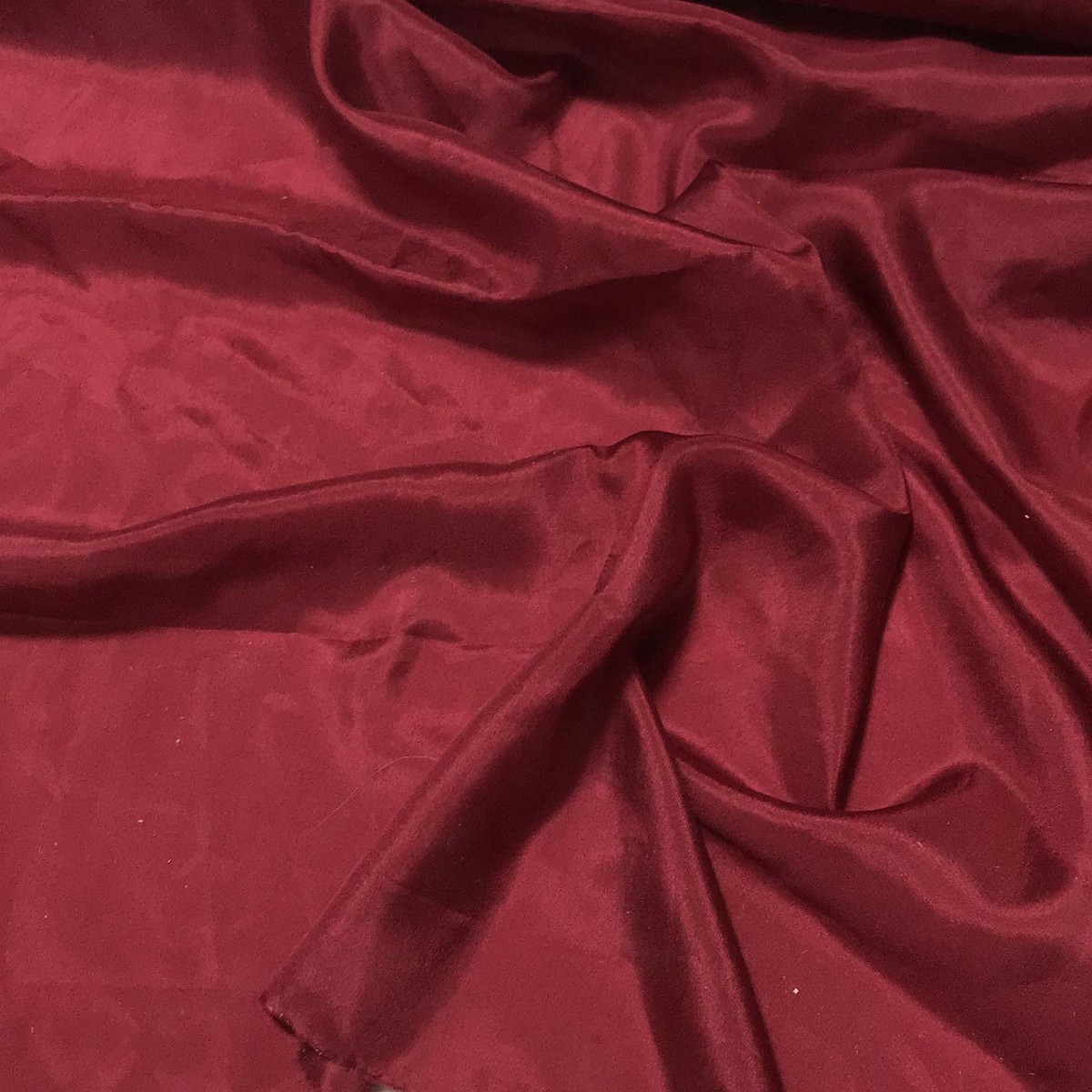 Burgundy Red - 8mm Silk Habotai