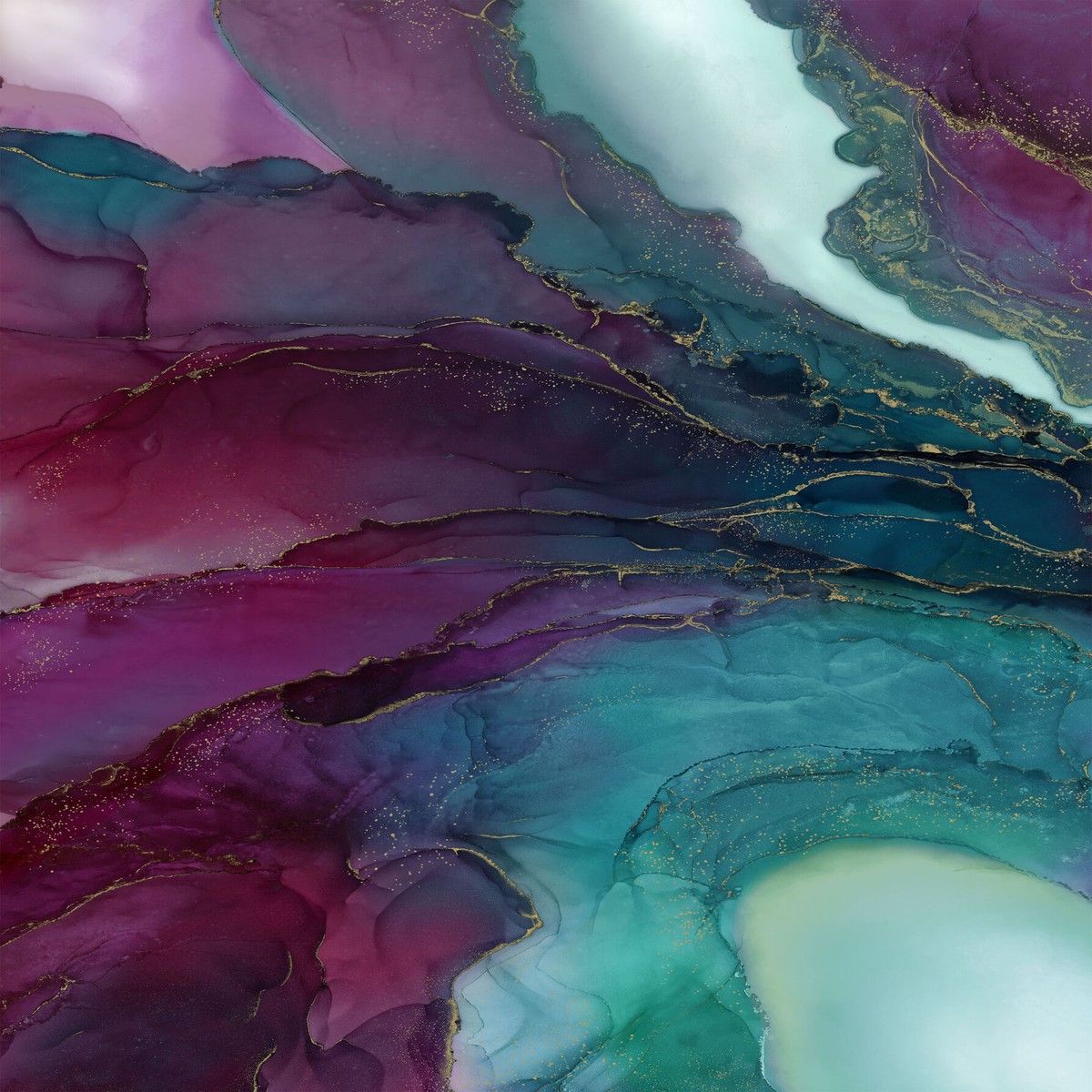 Midas Touch Marble Plum Metallic Panel