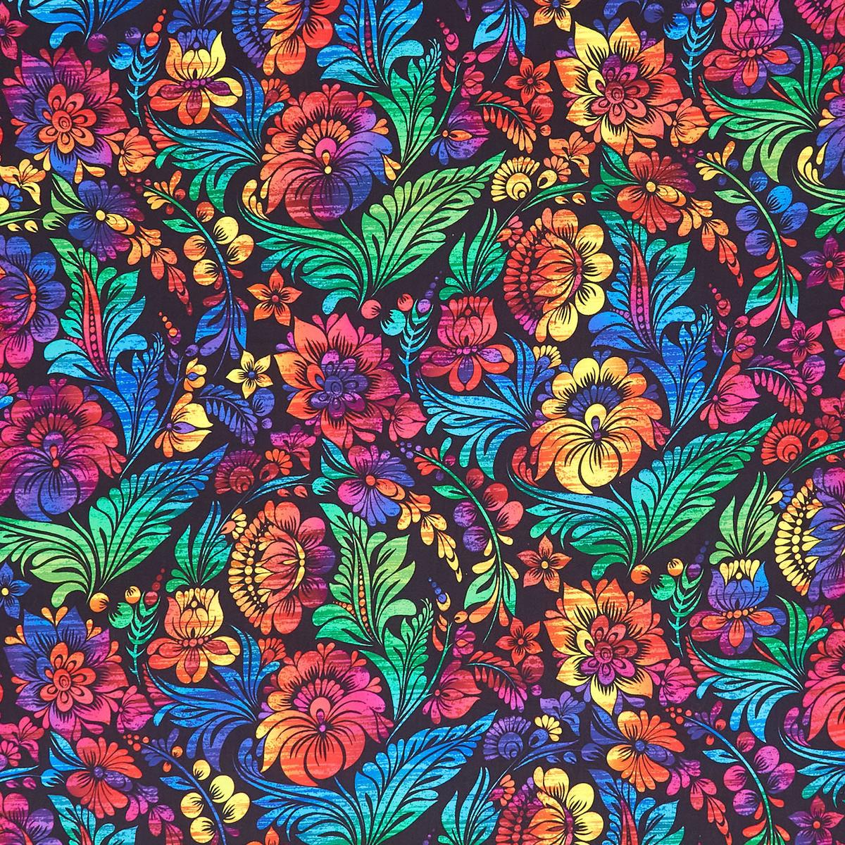 Vivid - Floral Multi Yardage