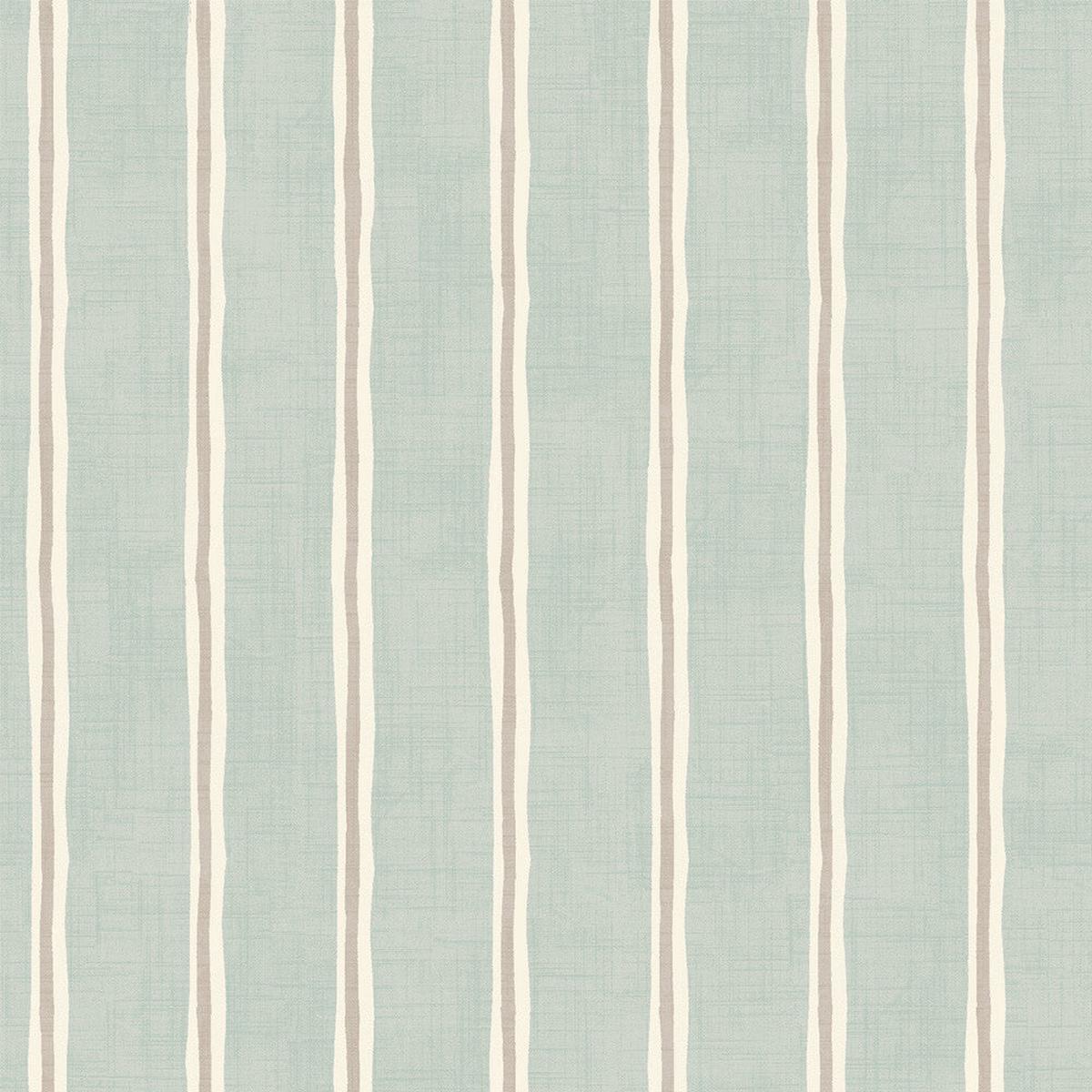1.1 Metres iLiv Rowing Stripe Duckegg Curtain Upholstery Cushion Blinds Fabric