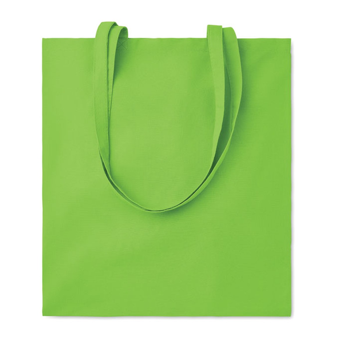 FABRIC BAGS 140gr PER m2 WIDTH X HEIGHT X HANDLE LENGTH 38x42x70cm GREEN L(D)