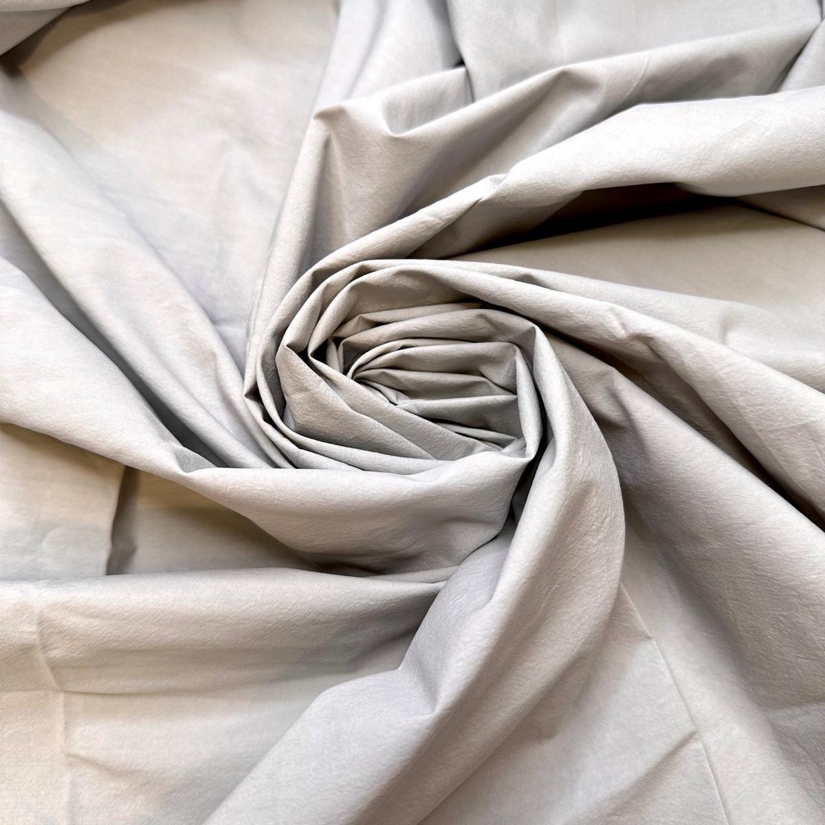 I Hope It Doesn't Rain - Cotton Blend Woven - Light Grey - 2.3M Bundle