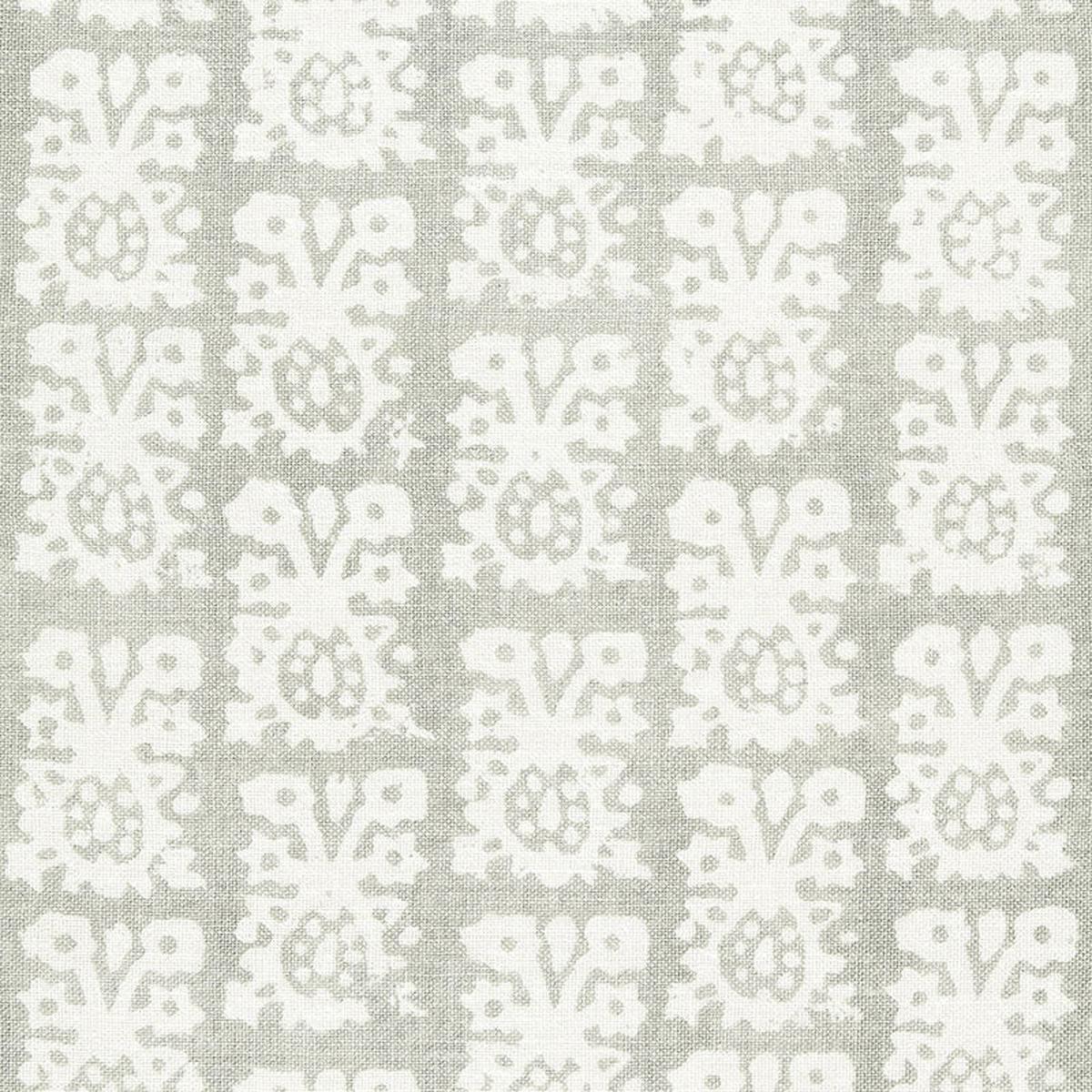 Jakarta Linen Print Slate Fabric
