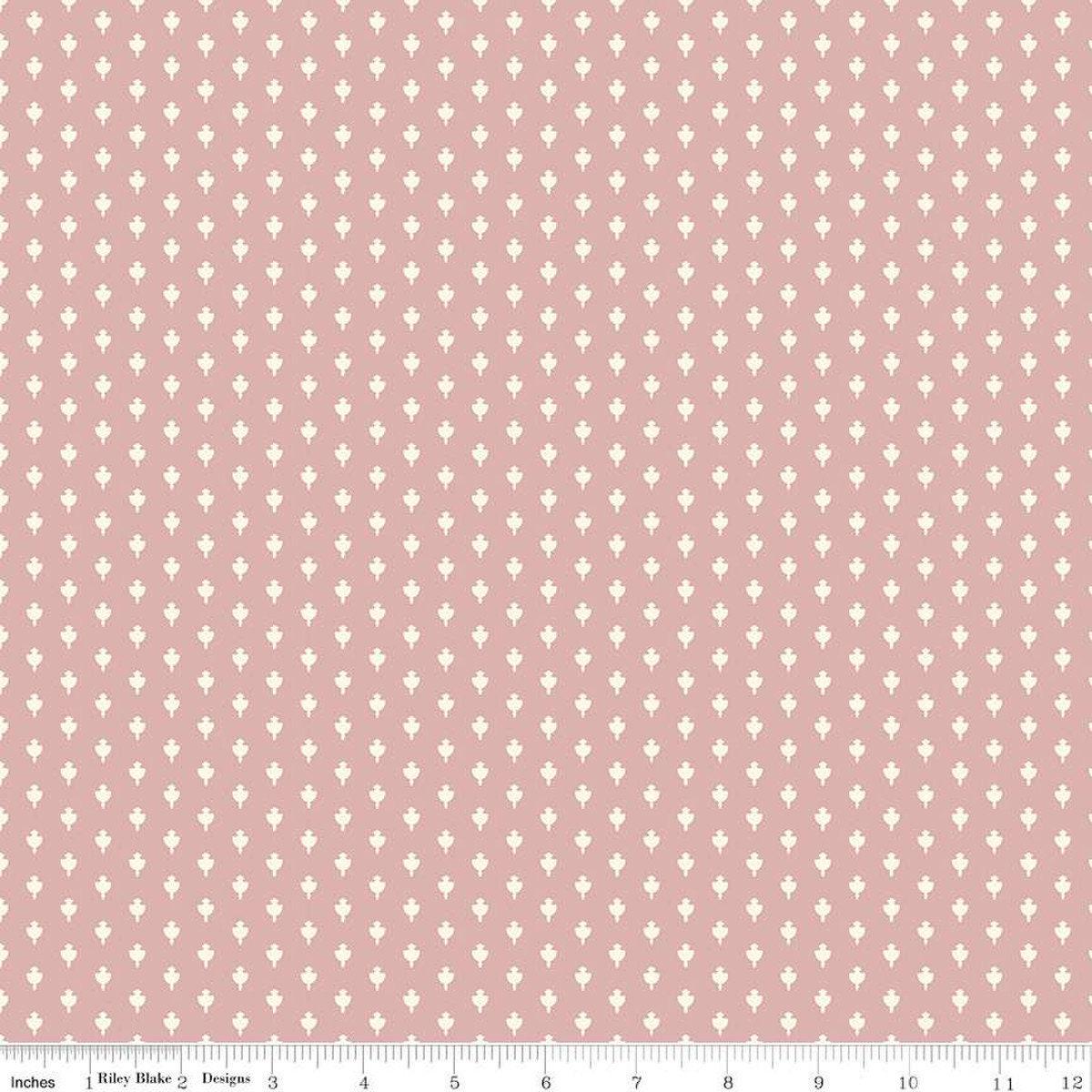 SALE Blossom Lane Knockers C14006 Amethyst - Riley Blake Designs - Door Knockers - Quilting Cotton Fabric