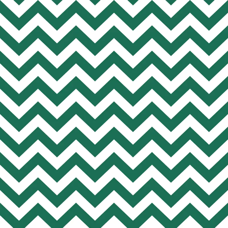 Chevron Zigzag Fabric - Hunter Green