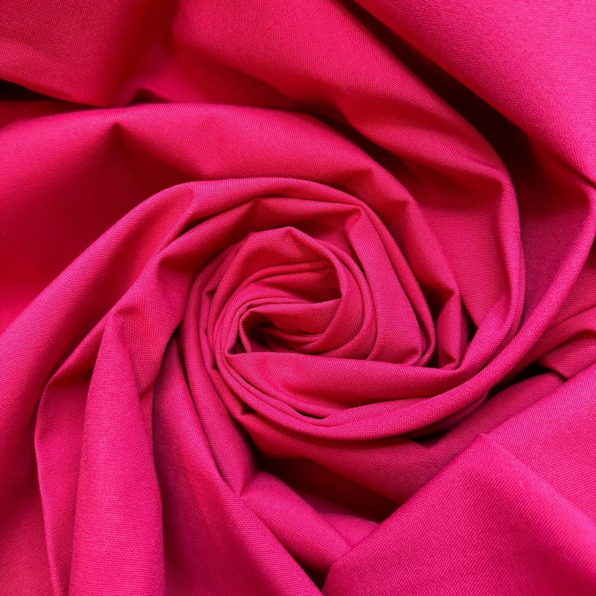 Raspberry Syrup - Poly/Cotton Woven - Dark Pink - 2.2M Bundle