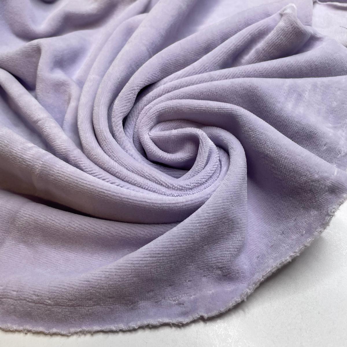 UB - Waiting For Tonight - Knitted Velour Cotton/Poly Knit - Purple/Grey - 0.9M Bundle