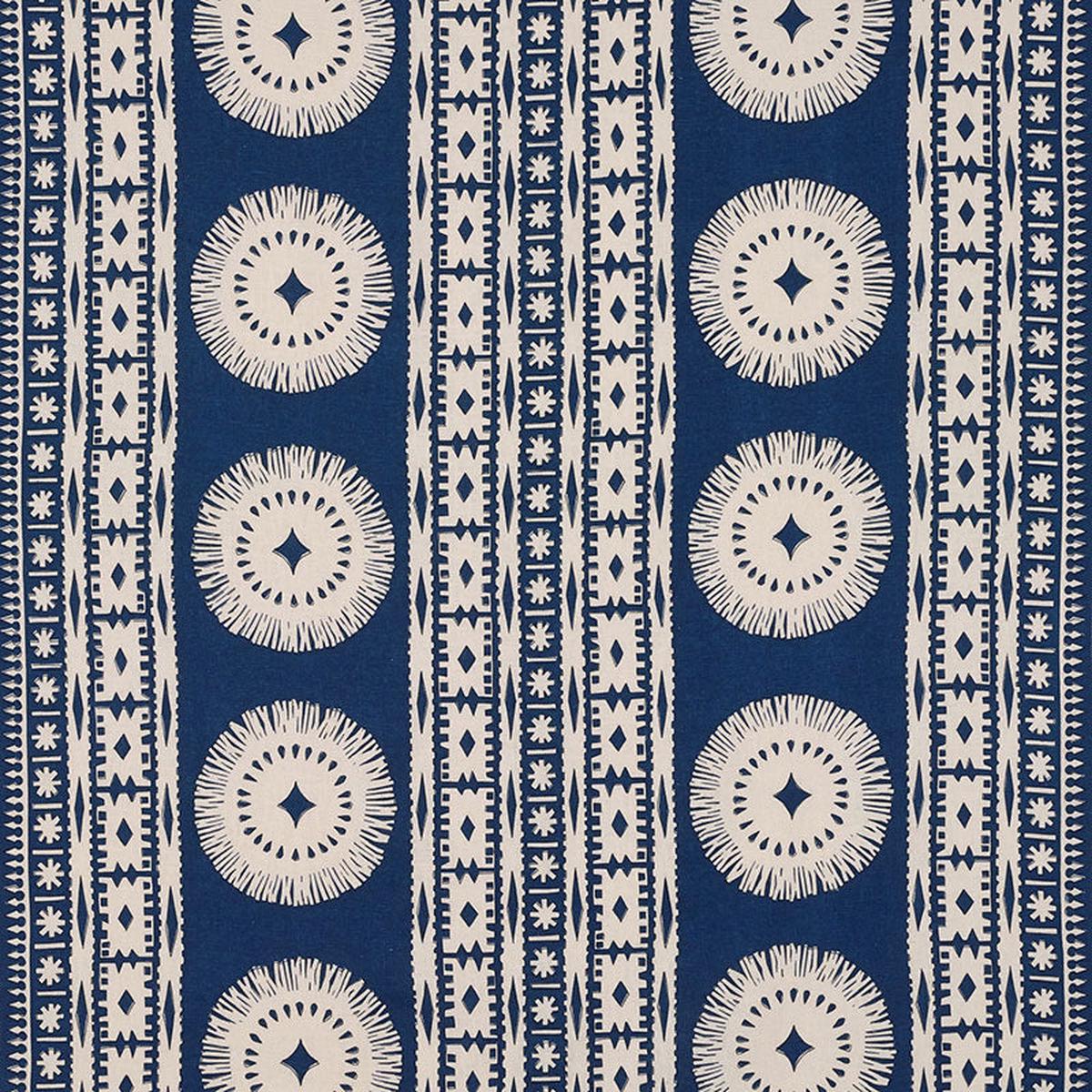 SCHUMACHER MARY MCDONALD BORA BORA PRINT PATTERNED WOVENS PATTERNED WOVENS MARINE - 175841